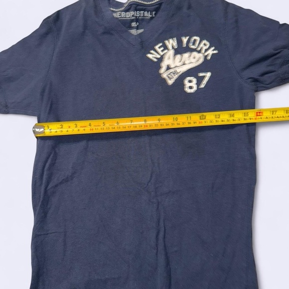 Aeropostale Dark Blue V-Neck Top - Picture 4 of 4